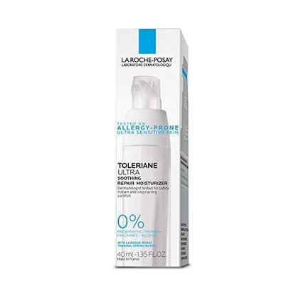 La Roche-Posay Toleriane Dermallergo Ultra Soothing Repair Face Moisturizer for Sensitive Skin, Gentle Moisturizing Face - Maple Wellness Supplements