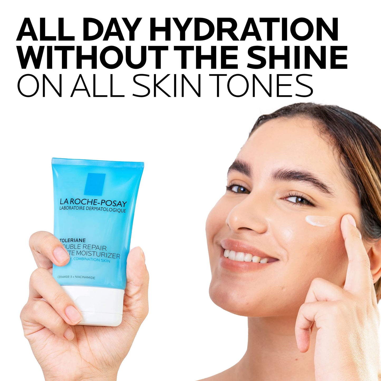 La Roche-Posay Toleriane Double Repair Matte Face Moisturizer, Daily Moisturizer For Oily Skin - Maple Wellness Supplements