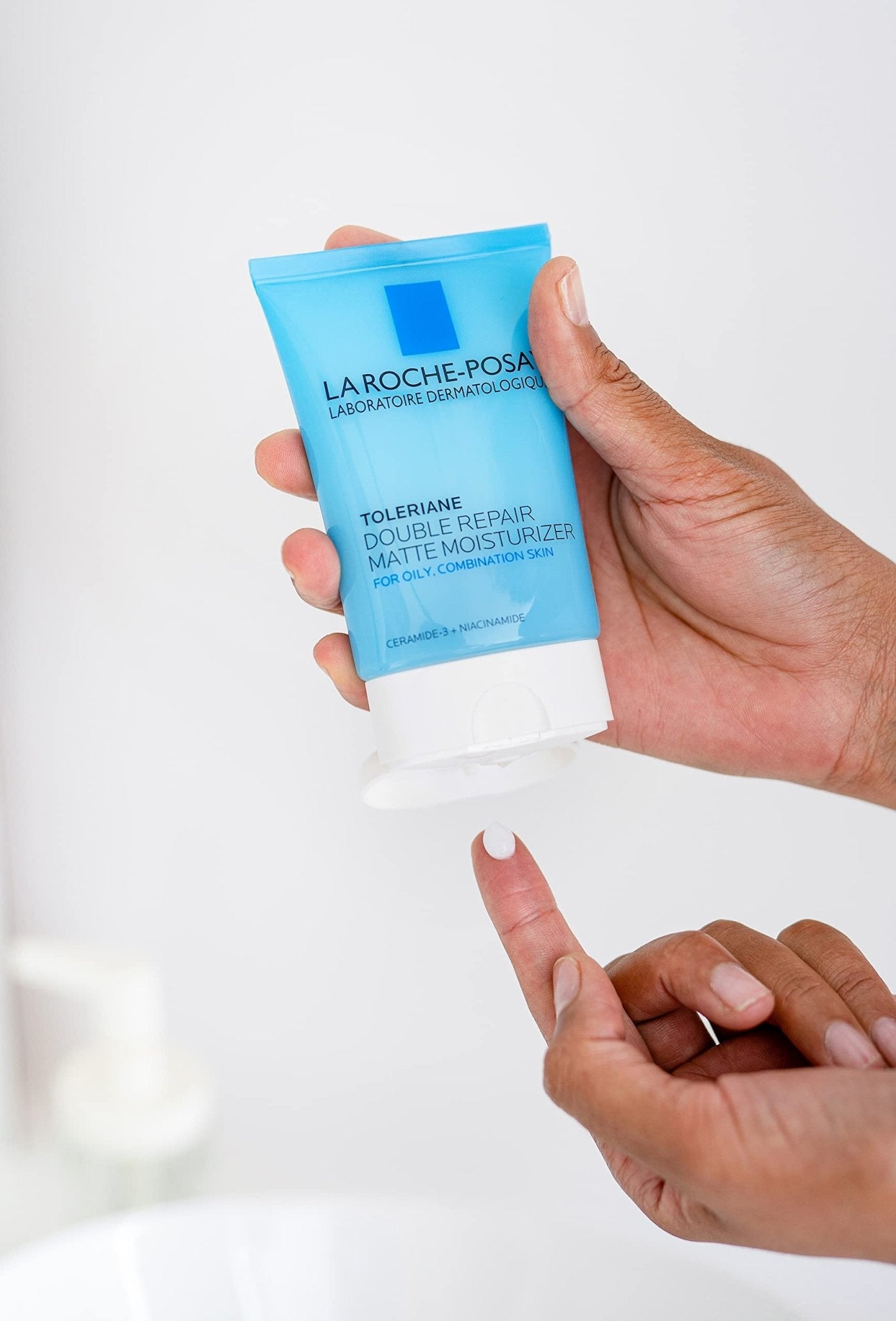 La Roche-Posay Toleriane Double Repair Matte Face Moisturizer, Daily Moisturizer For Oily Skin - Maple Wellness Supplements