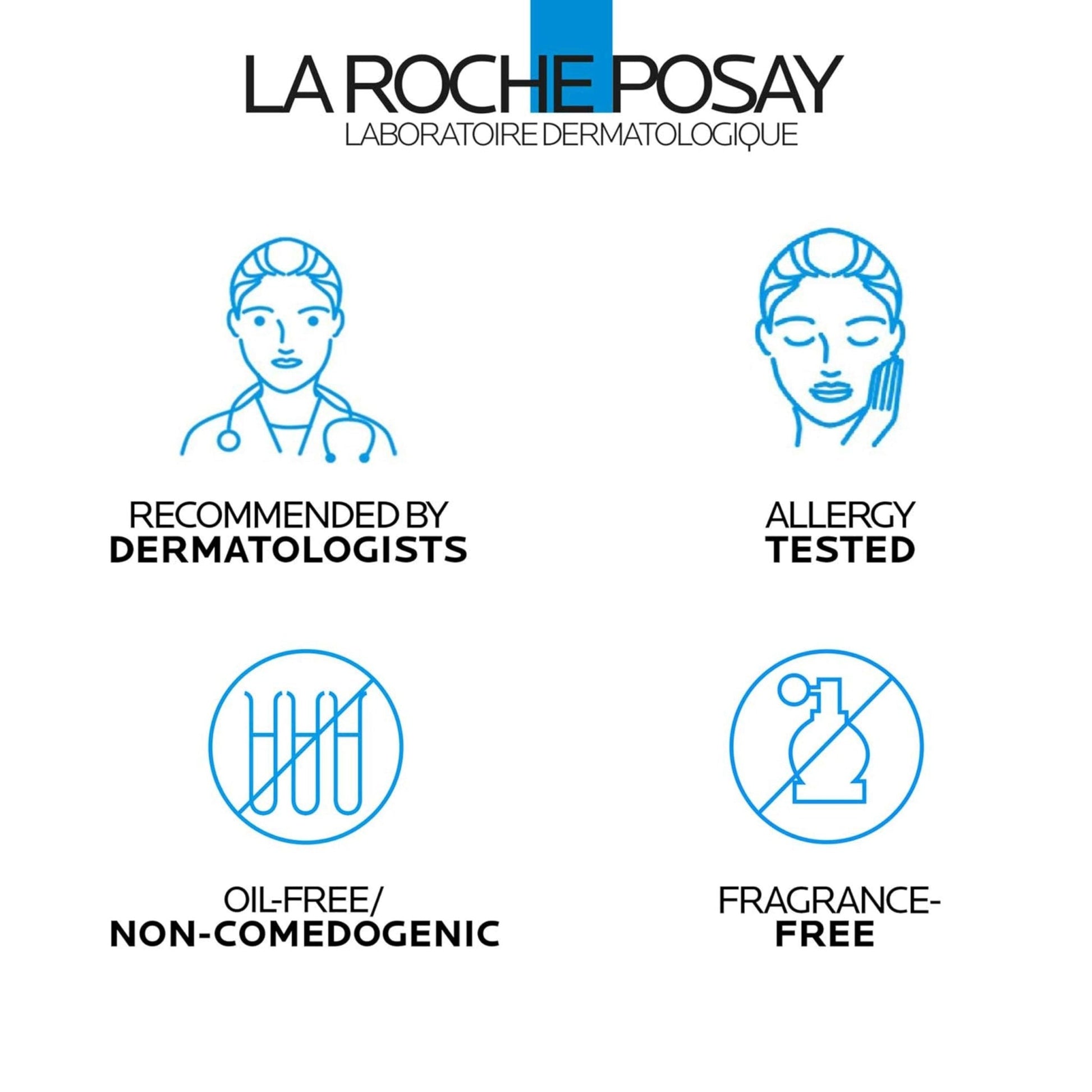 La Roche-Posay Toleriane Purifying Foaming Facial Cleanser, Oil Free Face Wash for Women & Men with Niacinamide + Ceramides - Maple Wellness Supplements
