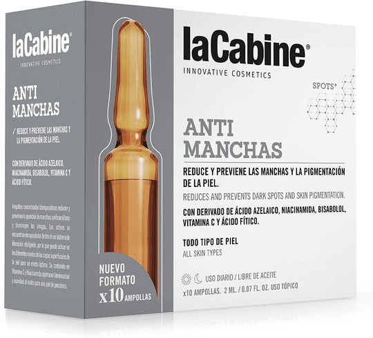 Lacabine Anti Manchas10 X 2ml Reduces Prevents Dark Spots & Pigmentation - Maple Wellness Supplements