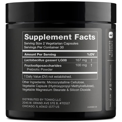 Lactobacillus Gasseri - Ultra High Strength 50 Billion CFU - Delayed Release Capsules - Made with Prebiotic Inulin Fiber - Supports Digestive Health & Gut Flora - Third-Party Lab Tested - 60 Capsules - Maple Wellness Supplements