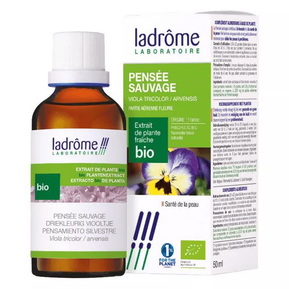 Ladrôme Extraits de Plante Fraîche Bio Pensée Sauvage 50 ml - Maple Wellness Supplements