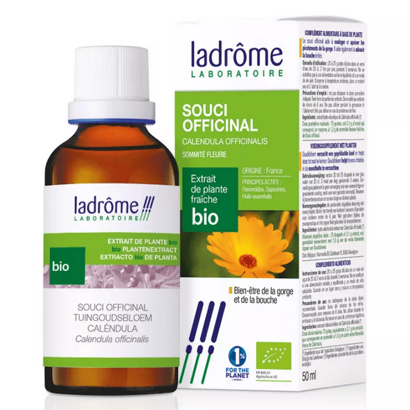 Ladrôme Extraits de Plante Fraîche Bio Souci Officinal 50 ml - Maple Wellness Supplements