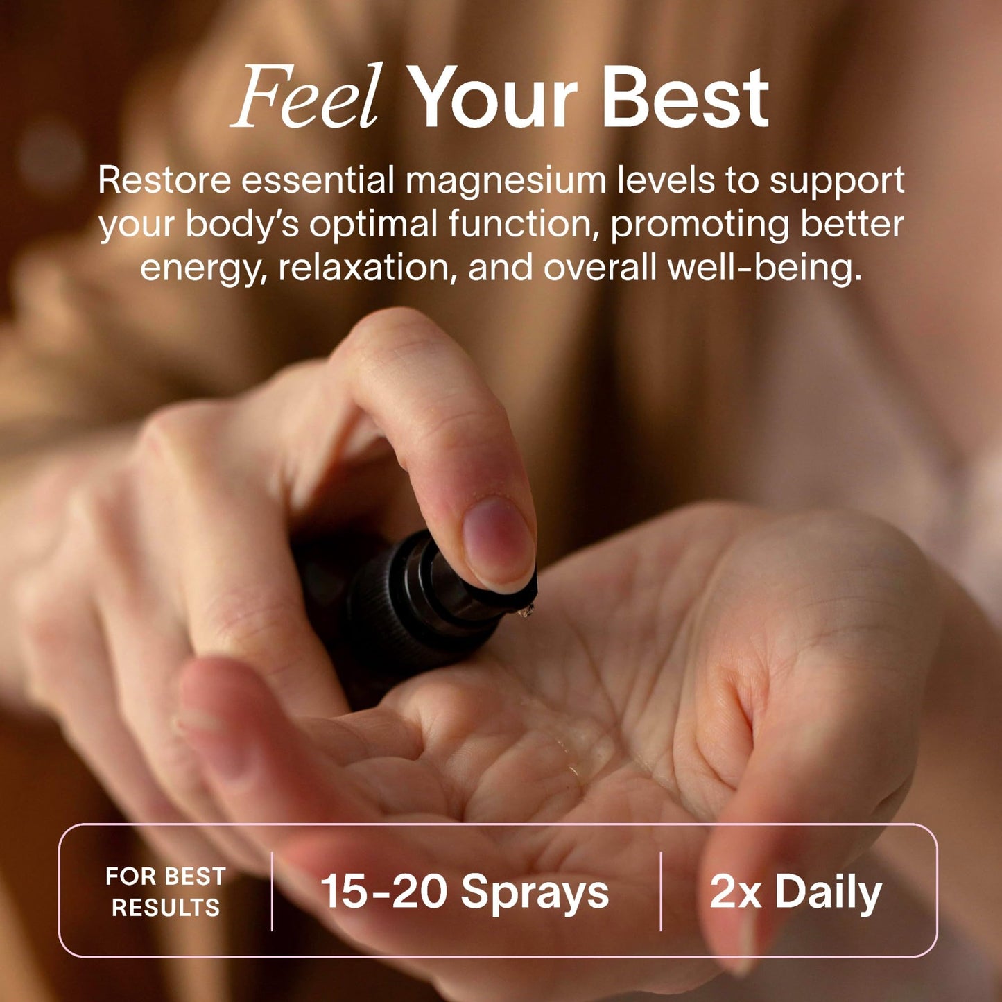 Ladywell Topical Magnesium Oil Spray | Mood, Cycle & Stress Support | PMS, PCOS, Fertility, Menopause, Hormone Balance, Cramps | Pure Magnesium Chloride, Science-Backed | Rapid Skin Absorption - Maple Wellness Supplements
