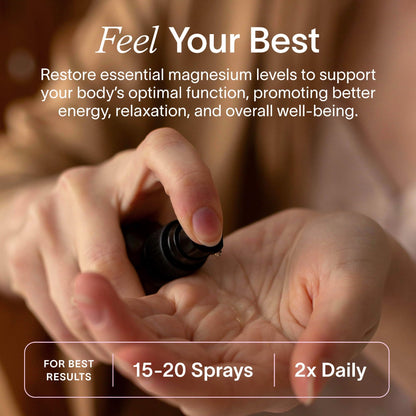 Ladywell Topical Magnesium Oil Spray | Mood, Cycle & Stress Support | PMS, PCOS, Fertility, Menopause, Hormone Balance, Cramps | Pure Magnesium Chloride, Science-Backed | Rapid Skin Absorption - Maple Wellness Supplements