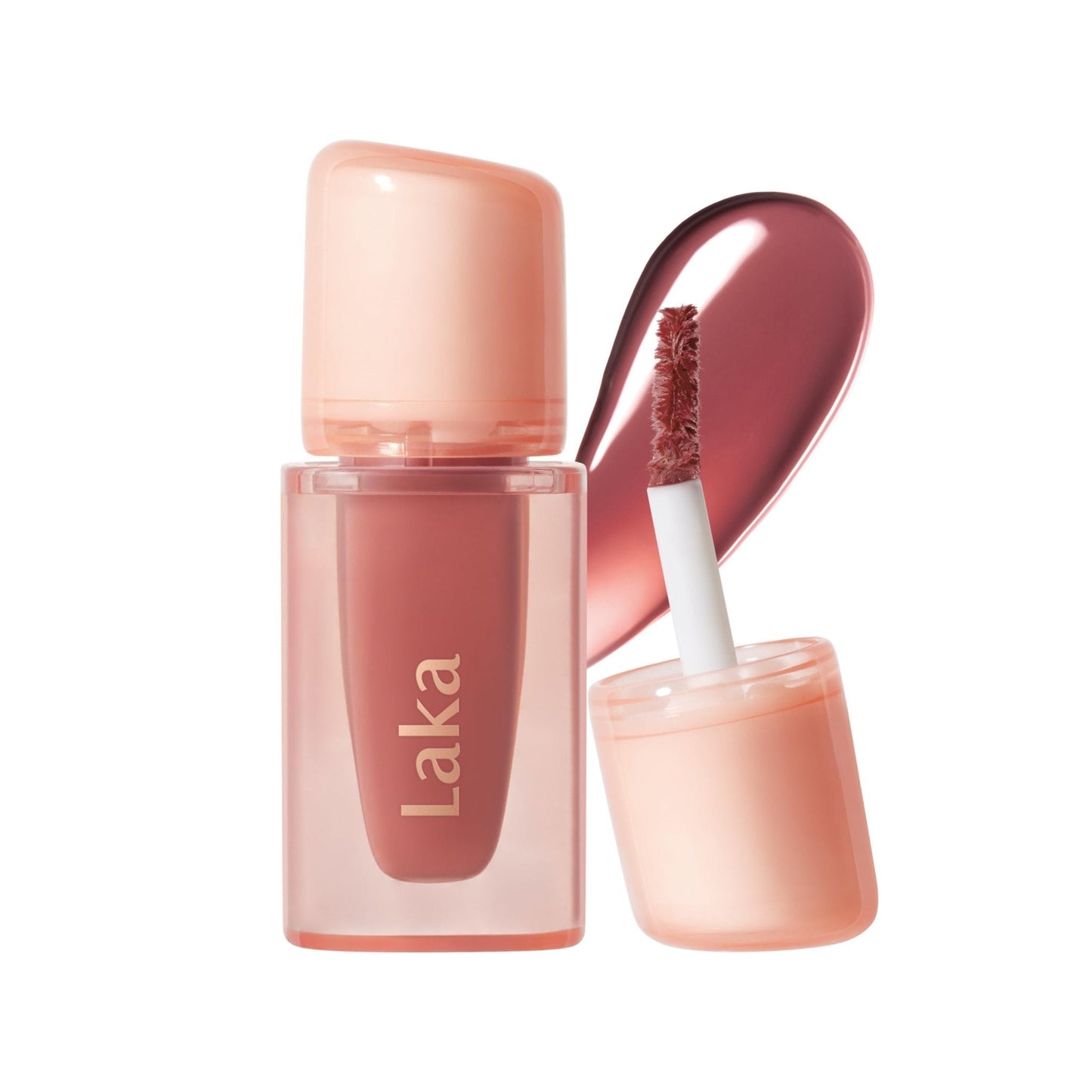 Laka Jelling Nude Gloss, Sheer Hydrating Lip Oil with No Stain, Non-Sticky, Nourishing Gloss for a Glowy Look, K-Beauty (301 Figring, 1.9g/0.07oz) - Maple Wellness Supplements