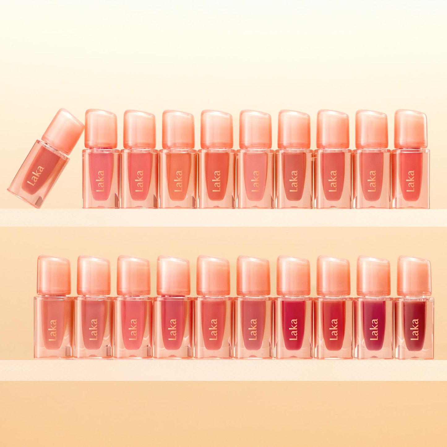 Laka Jelling Nude Gloss, Sheer Hydrating Lip Oil with No Stain, Non-Sticky, Nourishing Gloss for a Glowy Look, K-Beauty (301 Figring, 1.9g/0.07oz) - Maple Wellness Supplements