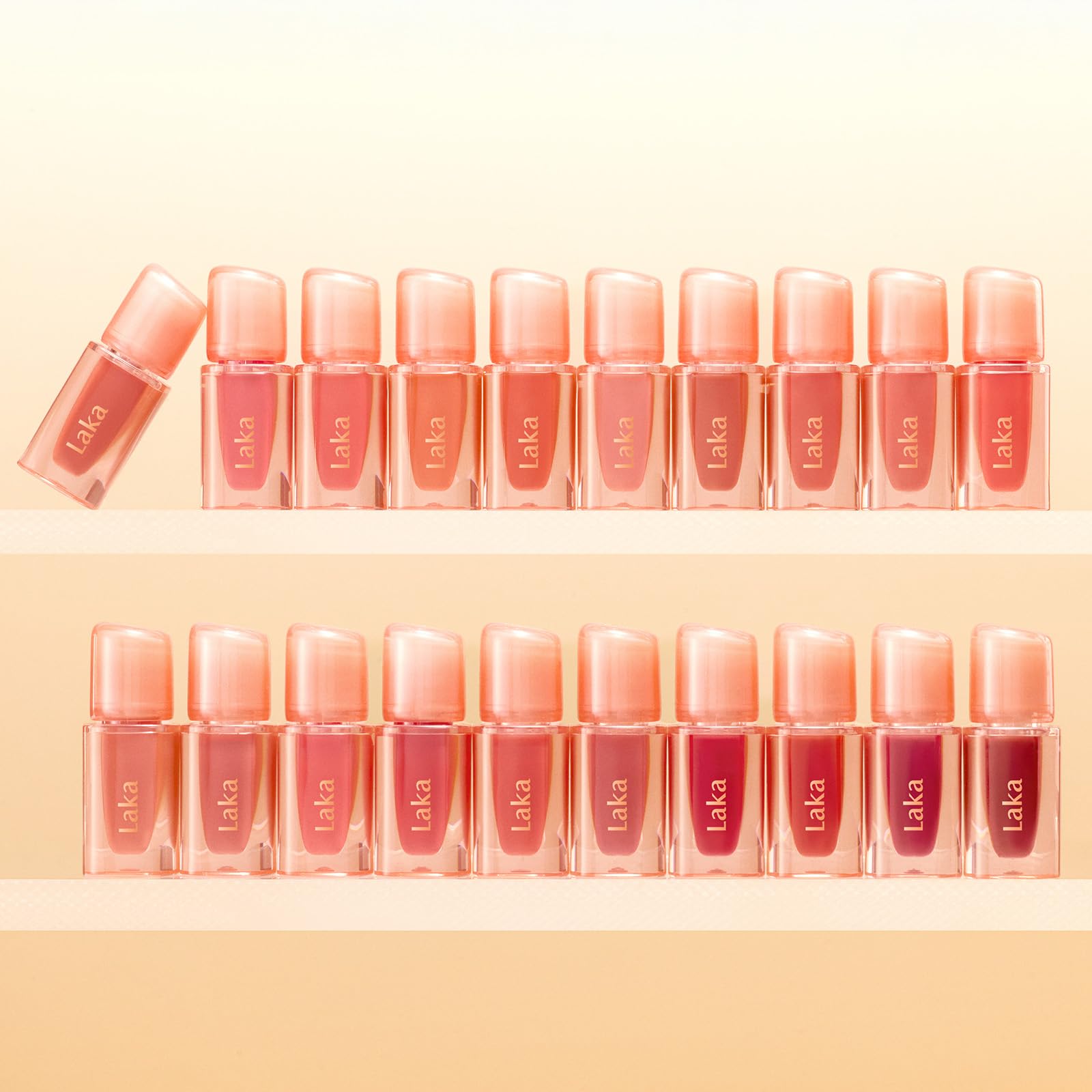 Laka Jelling Nude Gloss, Sheer Hydrating Lip Oil with No Stain, Non-Sticky, Nourishing Gloss for a Glowy Look, K-Beauty (301 Figring, 1.9g/0.07oz) - Maple Wellness Supplements