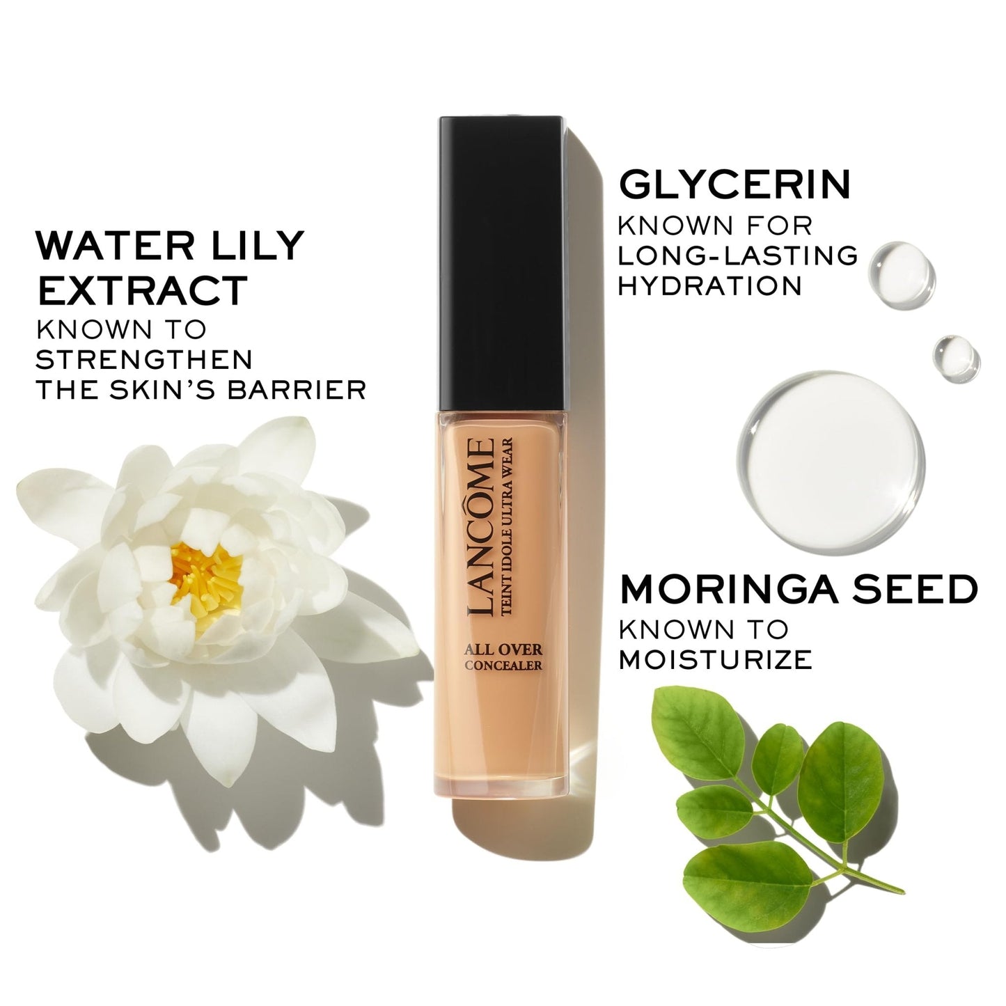 Lancôme Teint Idole Ultra Wear All Over Full Coverage Concealer - Natural Matte Finish & Lightweight Under Eye Concealer - Up To 24H Wear - 215 Buff Neutral - Maple Wellness Supplements
