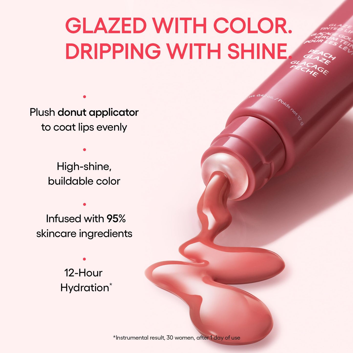 LANEIGE Glaze Craze Tinted Lip Serum, Raspberry Jam: Hydrating Lip Serum for Glossy, Nourished Lips with Plumping Polypeptides - Maple Wellness Supplements