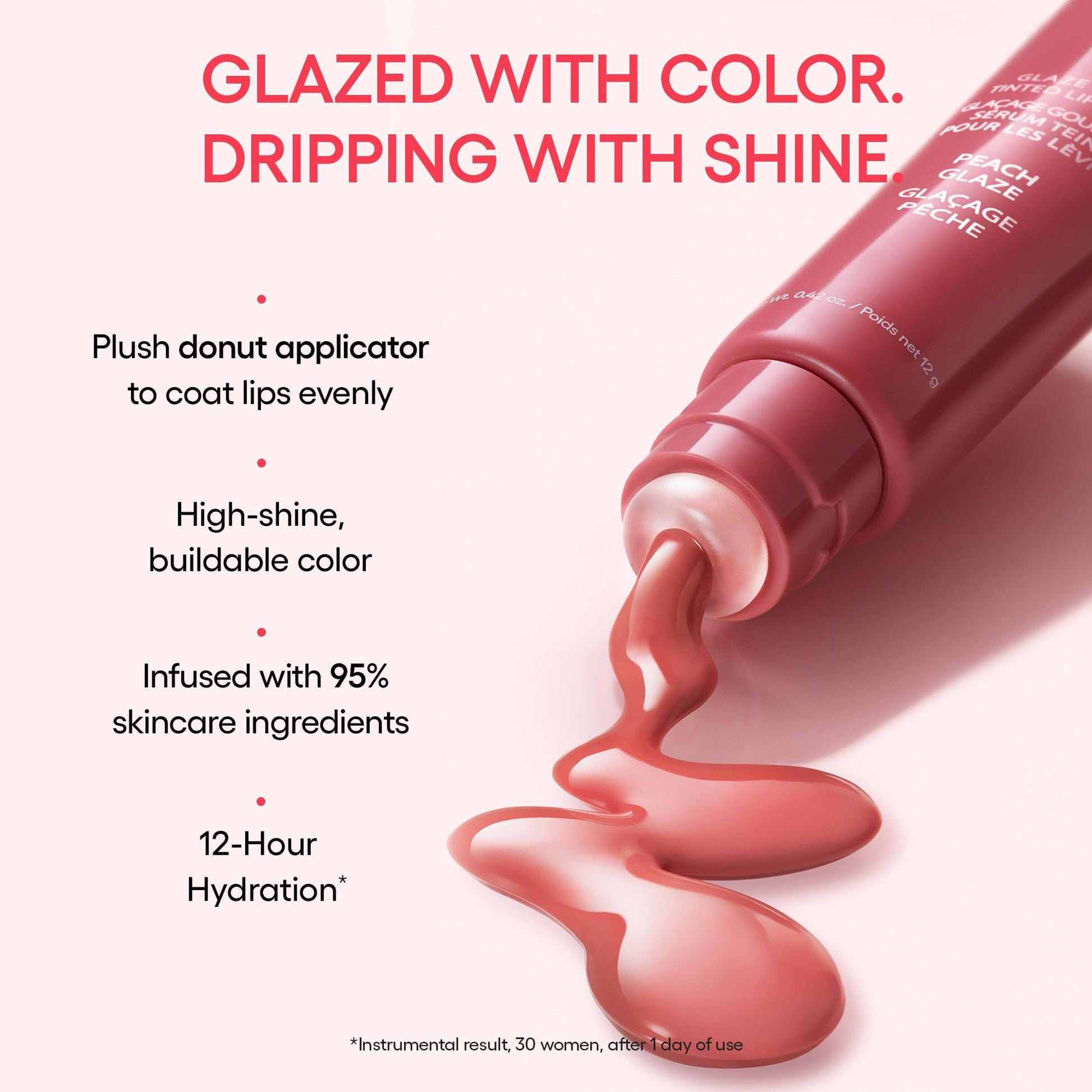 LANEIGE Glaze Craze Tinted Lip Serum, Raspberry Jam: Hydrating Lip Serum for Glossy, Nourished Lips with Plumping Polypeptides - Maple Wellness Supplements