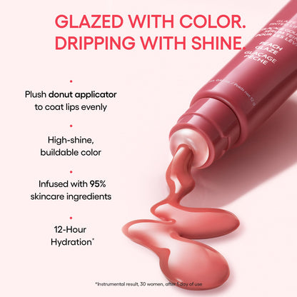 LANEIGE Glaze Craze Tinted Lip Serum, Raspberry Jam: Hydrating Lip Serum for Glossy, Nourished Lips with Plumping Polypeptides - Maple Wellness Supplements