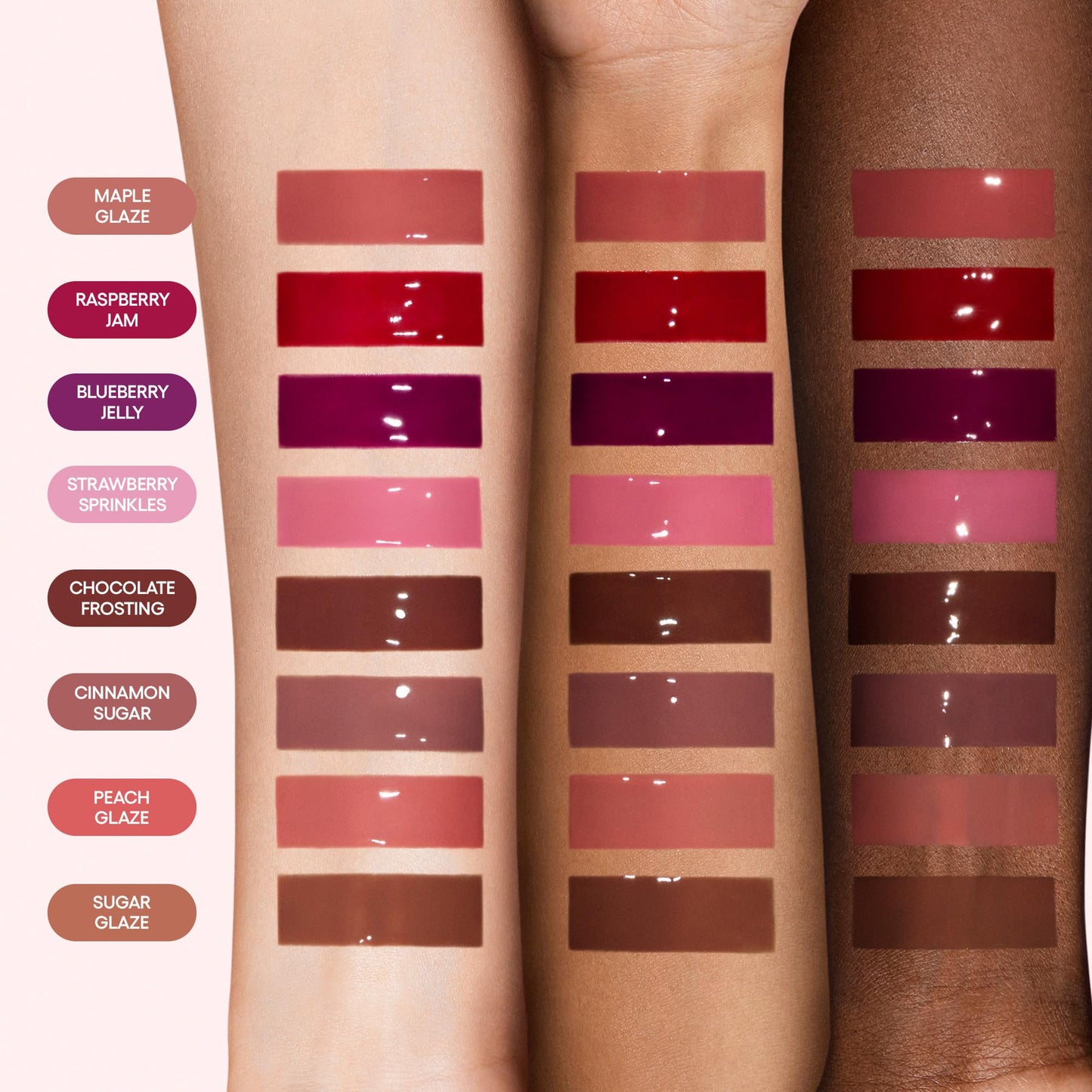 LANEIGE Glaze Craze Tinted Lip Serum, Strawberry Sprinkles: Hydrating Serum for Glossy,Nourished Lips with Plumping Polypeptides,0.42 oz - Maple Wellness Supplements