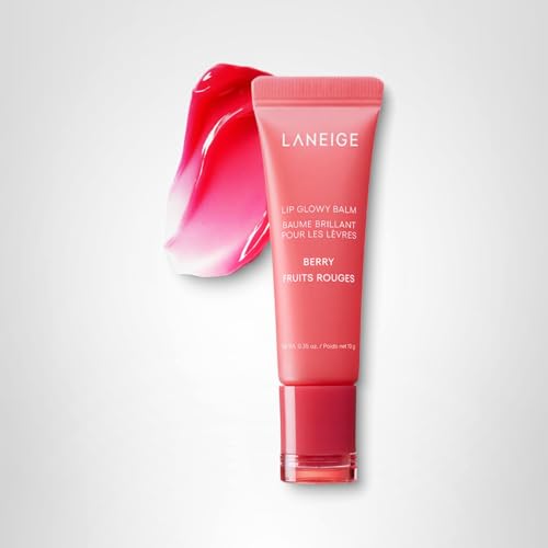 LANEIGE Lip Glowy Balm, Berry: Sheer Tinted Lip Moisturizer with Shea Butter, for Hydrating Shine & Soft Lips - Maple Wellness Supplements