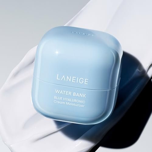 LANEIGE Water Bank Blue Hyaluronic Cream Moisturizer: Hydrating Korean Face Cream with Squalane & Ceramide - Maple Wellness Supplements