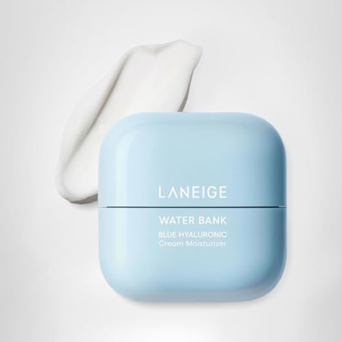 LANEIGE Water Bank Blue Hyaluronic Cream Moisturizer: Hydrating Korean Face Cream with Squalane & Ceramide - Maple Wellness Supplements