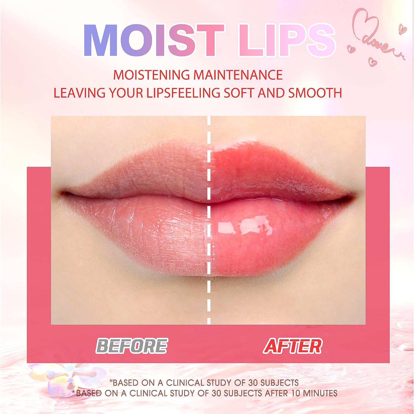 LANGMANNI Moisturizing Lip Oil,No-Sticky Lip Gloss Lip Balm Lip Care,Fruit Flavoured Lip Oil For Dry Lip's Moisturizing Hydrating And Nourishing ((Strawberry)) - Maple Wellness Supplements
