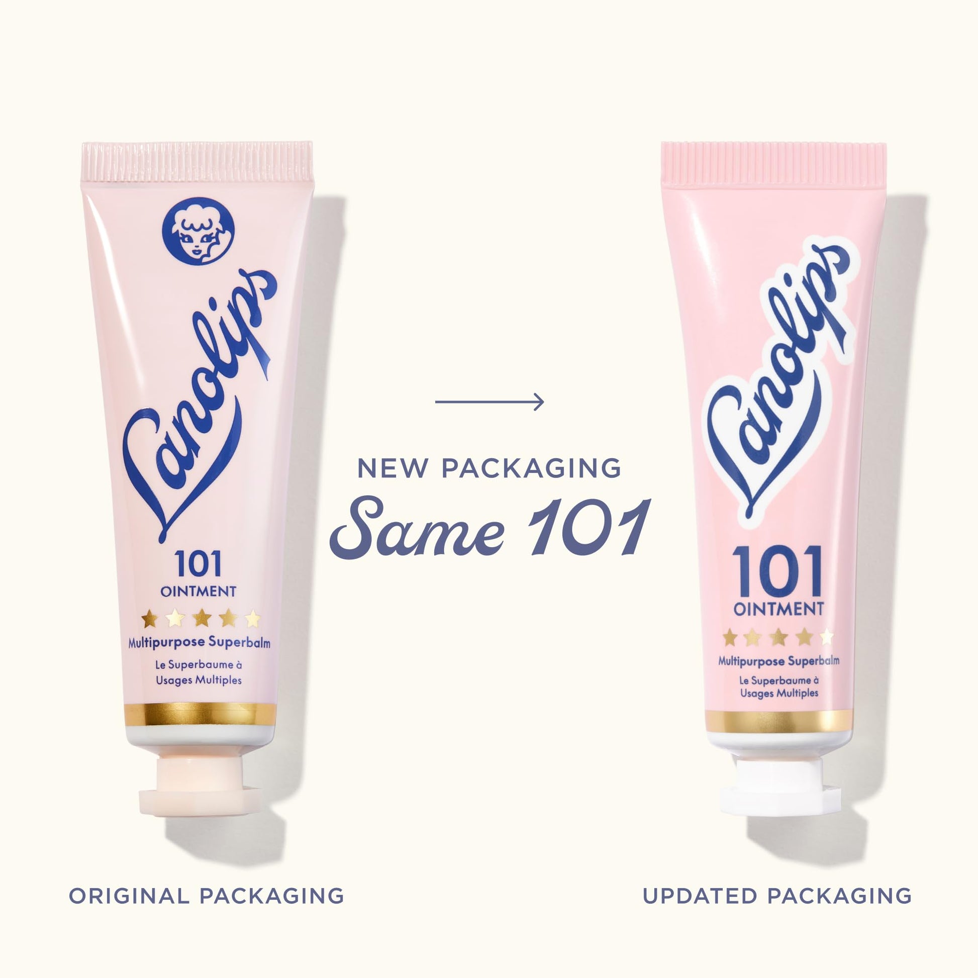 Lanolin 101 Multipurpose Ointment - Lanolin Lip Balm & Healing Ointment for Skin Barrier Repair - Moisturizer for Dry Lips, Cuticles & Elbows - No Petroleum Formula - Original Superbalm (0.52 oz) - Maple Wellness Supplements