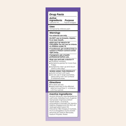 Lansinoh 4% Lidocaine Perineal Spray, Pain Relief for Postpartum Care, 3.5 Ounces - Maple Wellness Supplements