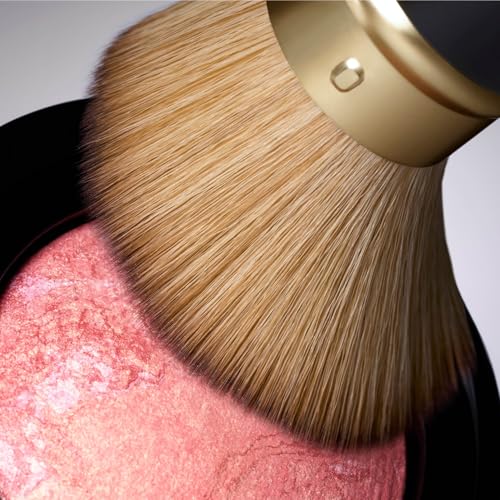 LAURA GELLER NEW YORK Cosmetic Professional Makeup Brushes - Cruelty-Free 02 Retractable Angled Kabuki Brush - Maple Wellness Supplements
