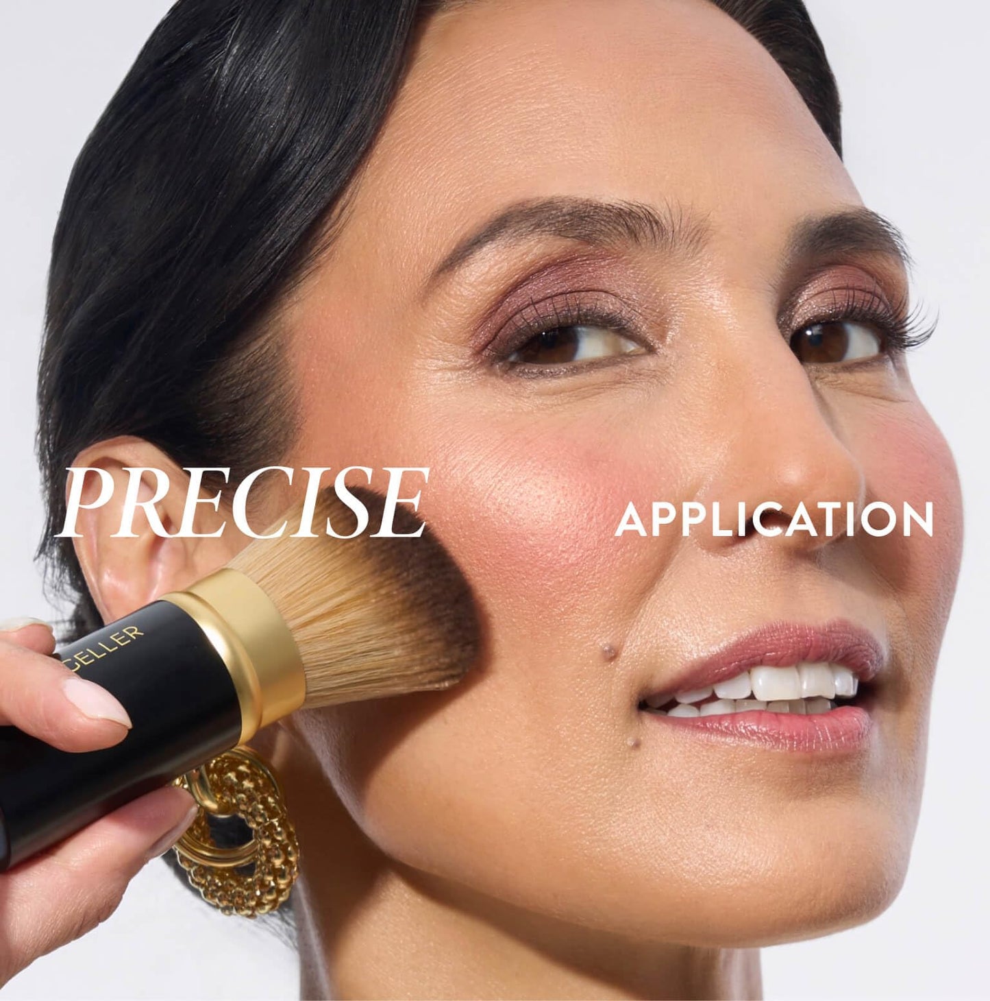 LAURA GELLER NEW YORK Cosmetic Professional Makeup Brushes - Cruelty-Free 02 Retractable Angled Kabuki Brush - Maple Wellness Supplements