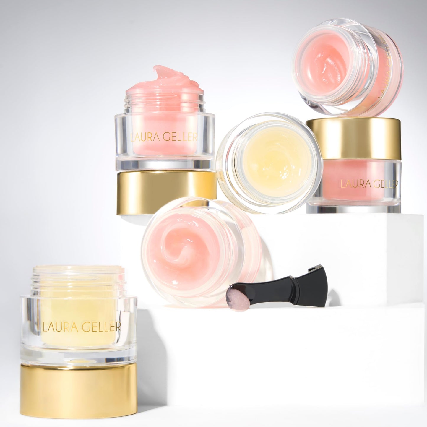 LAURA GELLER NEW YORK Hydrating Lip Mask – Deep Moisture Lip Treatment for Dry, Chapped Lips with Jojoba Oil & Shea Butter – Includes Applicator – Guava - Maple Wellness Supplements