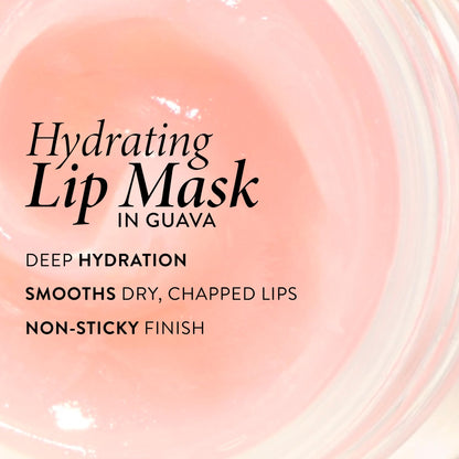 LAURA GELLER NEW YORK Hydrating Lip Mask – Deep Moisture Lip Treatment for Dry, Chapped Lips with Jojoba Oil & Shea Butter – Includes Applicator – Guava - Maple Wellness Supplements