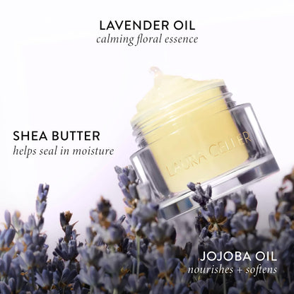 LAURA GELLER NEW YORK Hydrating Lip Mask – Deep Moisture Lip Treatment for Dry, Chapped Lips with Jojoba Oil & Shea Butter – Includes Applicator – Lavender - Maple Wellness Supplements