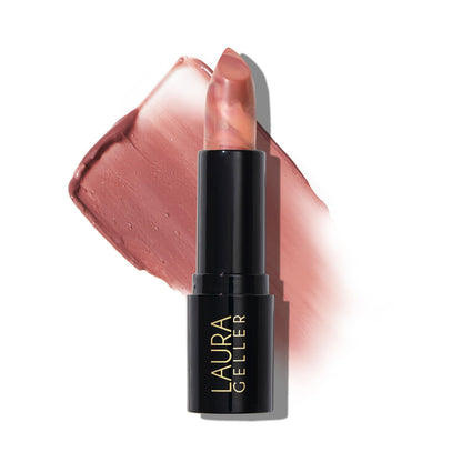 LAURA GELLER NEW YORK Italian Marble Sheer Lipstick - Al Fresco - Hydrating & Lightweight - Vitamin E & Caster Seed Oil - Cream Finish - Maple Wellness Supplements