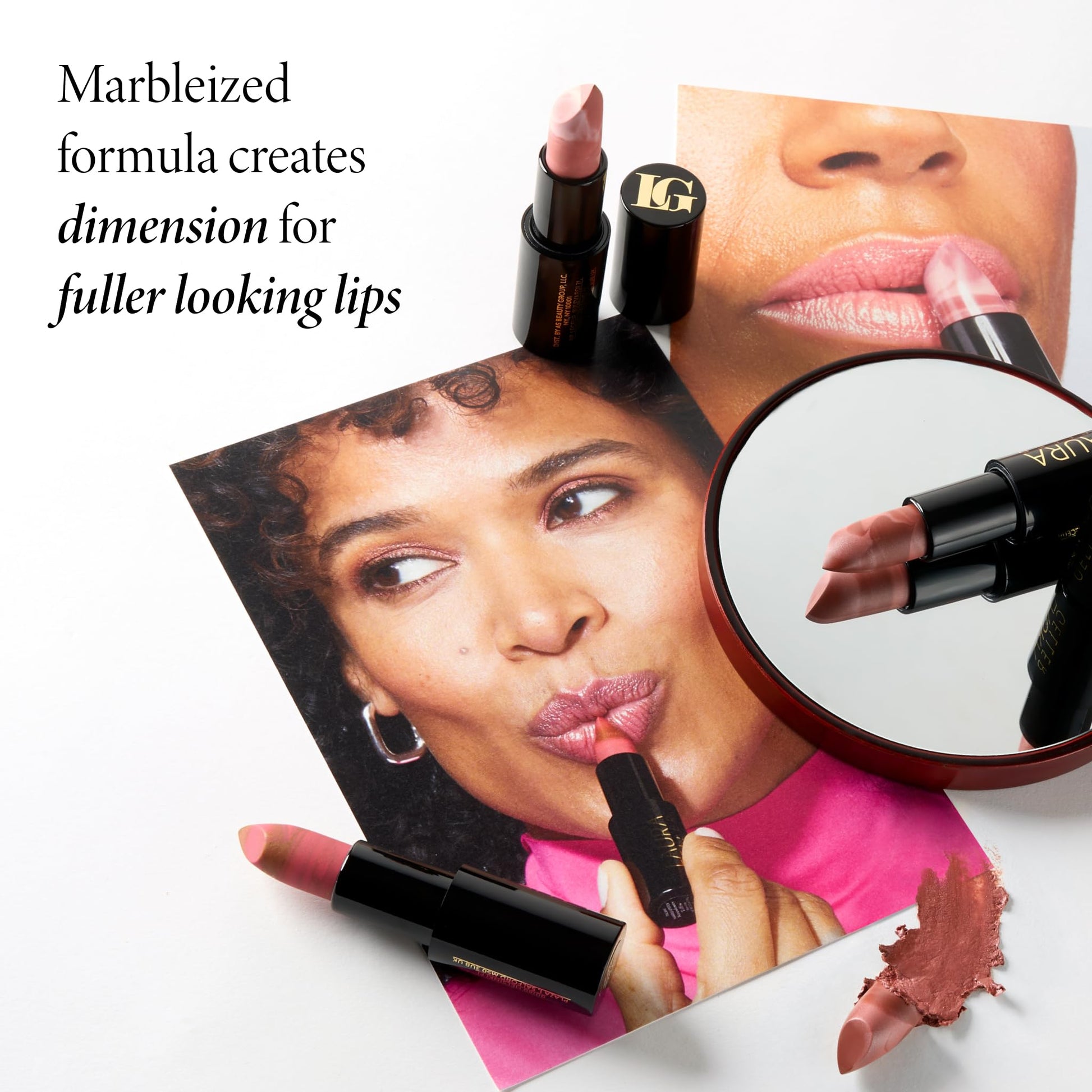 LAURA GELLER NEW YORK Italian Marble Sheer Lipstick - Berry Vanilla - Hydrating & Lightweight - Vitamin E & Caster Seed Oil - Cream Finish - Maple Wellness Supplements