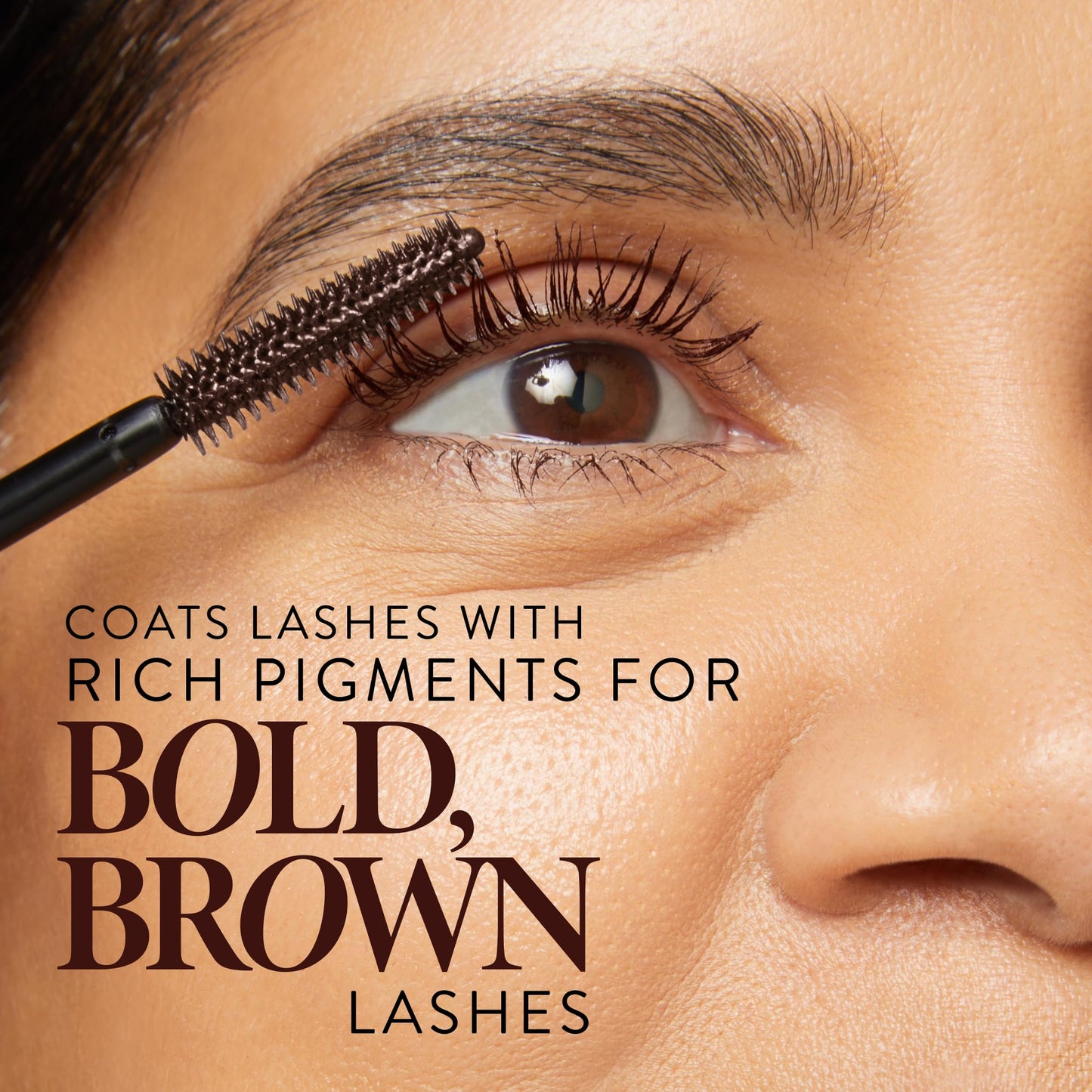 LAURA GELLER NEW YORK Kajal Longwear Mascara, Brown - Lengthening, Defining, Curling, Buildable Formula Eye Makeup - Natural Look for Everyday - Maple Wellness Supplements
