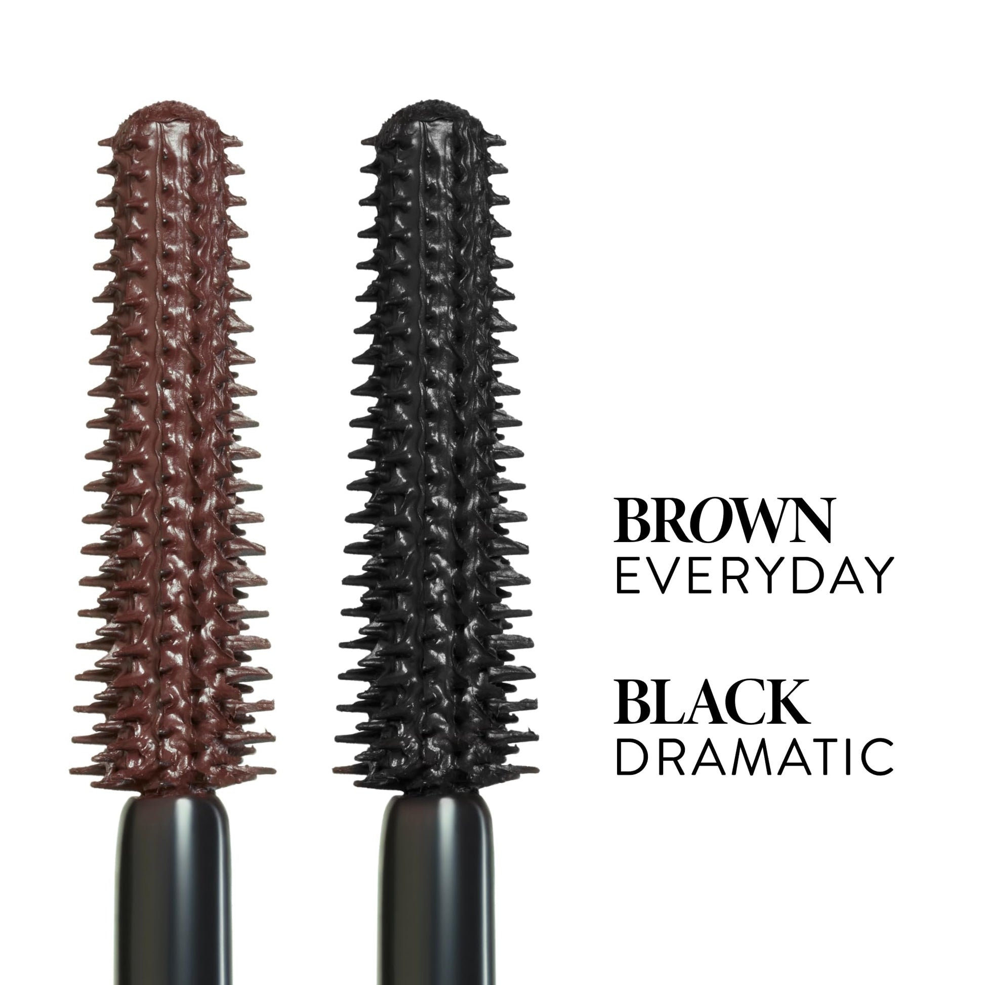 LAURA GELLER NEW YORK Kajal Longwear Mascara, Brown - Lengthening, Defining, Curling, Buildable Formula Eye Makeup - Natural Look for Everyday - Maple Wellness Supplements