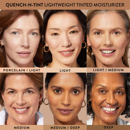 LAURA GELLER NEW YORK Quench-n-Tint Tinted Moisturizer - Sheer to Light Buildable Coverage - Natural Glow Finish - Lightweight Formula - Maple Wellness Supplements