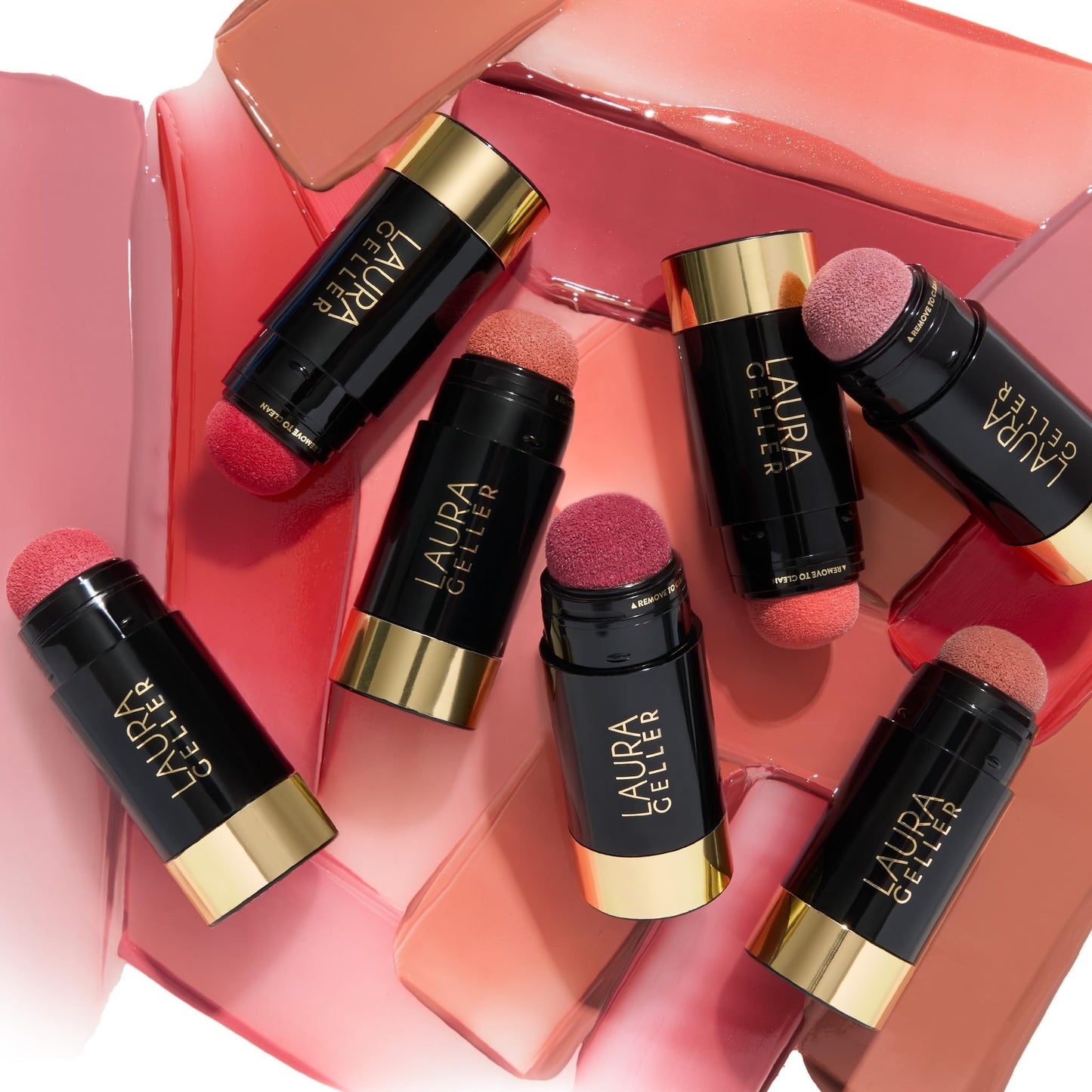 LAURA GELLER NEW YORK Serum Blush Tint, Lightweight Liquid Blush for Cheeks, Weightless Watercolor Sheer Finish, Practical Pink - Maple Wellness Supplements
