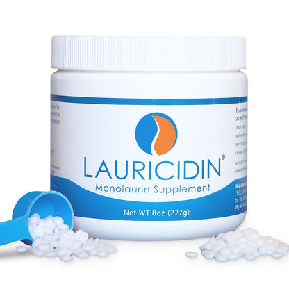 Lauricidin- The Original Monolaurin Supplement- 3000mg per Serving- 227g per Jar (Essential Immune Support and Gut Health) - Maple Wellness Supplements