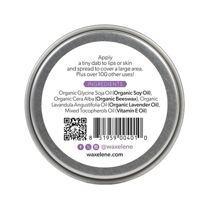 Lavender Aerated Lip Balm tin - Single - Maple Wellness Supplements