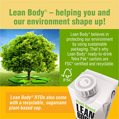 Lean Body Ready-to-Drink, Plant-Based Vegan Vanilla Caramel Protein Shake, 30g Protein - Maple Wellness Supplements