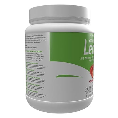 Lean1 Strawberry, 15 Serving tub, Fat Burning Meal Replacement by Nutrition53 - Maple Wellness Supplements