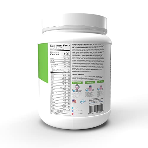 Lean1 Strawberry, 15 Serving tub, Fat Burning Meal Replacement by Nutrition53 - Maple Wellness Supplements