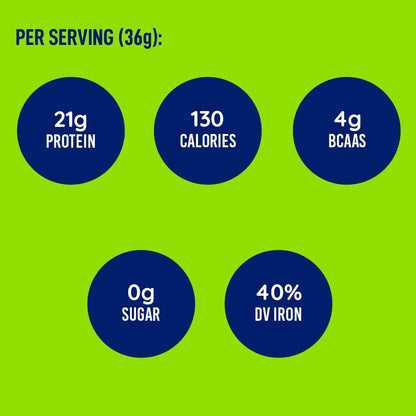 LeanFit Organic Plant-Based Protein, Natural Vanilla Flavor, 21g Vegan Protein, 19 Servings - Maple Wellness Supplements