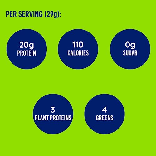 LeanFit Plant-Based Protein & Greens Natural Vanilla – 20g Plant Protein + 4 Leafy Greens - Maple Wellness Supplements