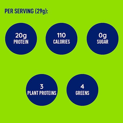 LeanFit Plant-Based Protein & Greens Natural Vanilla – 20g Plant Protein + 4 Leafy Greens - Maple Wellness Supplements