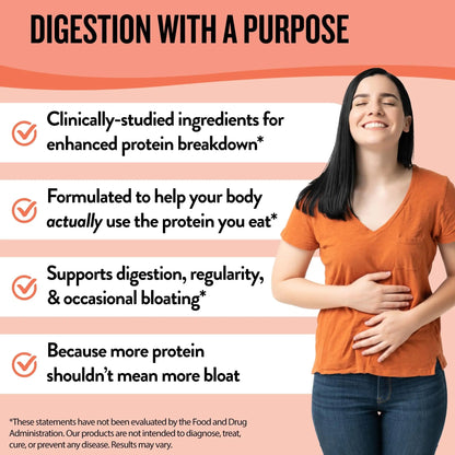 Legendairy Milk Digestive Enzymes for Women, Probiotics for Digestive Health, Gut Health Supplements, Bloating Relief for Women, Debloat Gas Relief w/Ginger & Fennel Bloat Baddie 60 Capsules - Maple Wellness Supplements