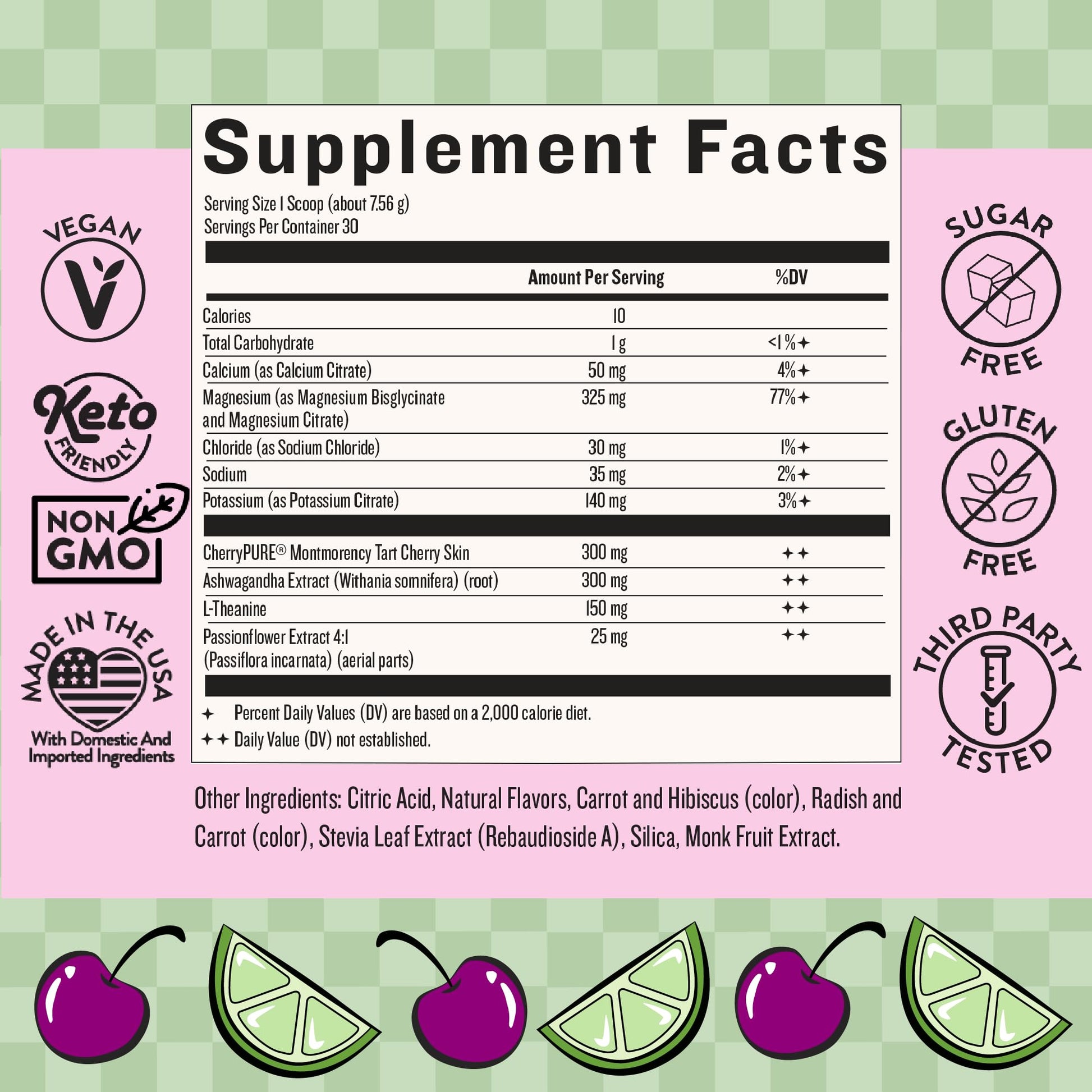 Legendairy Milk She’s Sleepy™ – Cherry Limeade – Nightly Sleep Aid, Sugar Free Drink Mix with Magnesium Glycinate & Ashwagandha - Maple Wellness Supplements