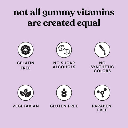 Lemme Debloat - Digestive & Gut Health Gummies with 2 Clinically Studied Probiotics & Prebiotic, Vegetarian, Gluten Free, Non GMO, BlackBerry Flavor (60 Count) - Maple Wellness Supplements