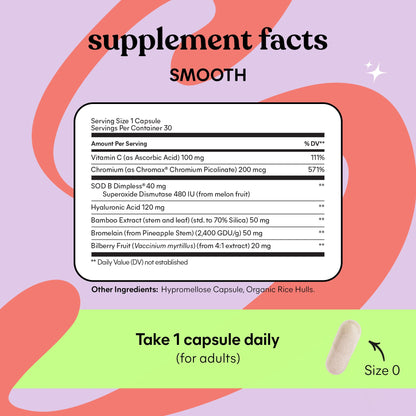 Lemme Glow Collagen Hair Gummies for Strong, Thick Hair & Reduced Shedding Smooth Anti Cellulite Capsules for Women, Smooth Legs & Thighs, Reduce Cellulite & Crepey Skin Bundle - Maple Wellness Supplements