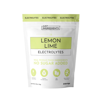 Lemon Lime Electrolytes – 30‑Serving Hydration Drink Mix with Coconut Water, Sea Salt, and Trace Minerals – Supports Energy, Recovery, and Electrolyte Balance* - Maple Wellness Supplements