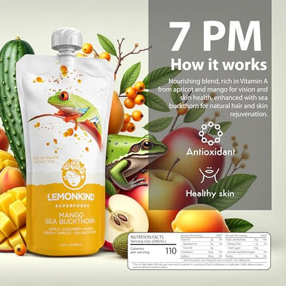 LEMONKIND 1-Day CORE Colon Juice Cleanse: Detoxing, Weight Loss Support, Boost - Maple Wellness Supplements