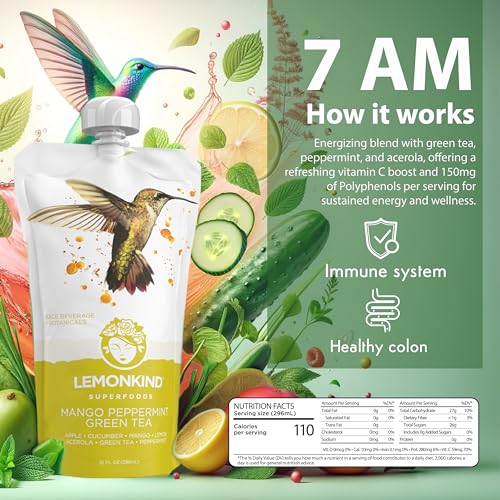 LEMONKIND 1-Day CORE Colon Juice Cleanse: Detoxing, Weight Loss Support, Boost - Maple Wellness Supplements